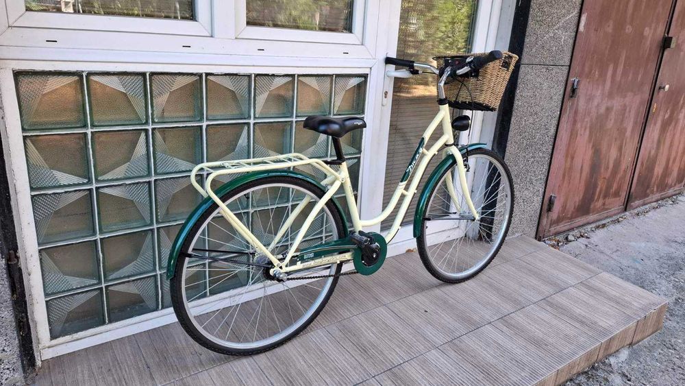 Велосипед Drag Oldtimer 28" + ратанова кошница