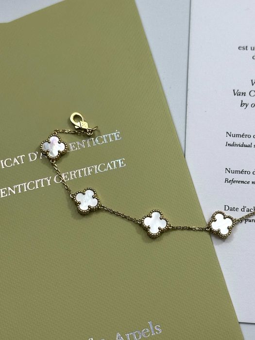 Bracelet MINI Van Cleef & Arpels 5 motifs Gold 750