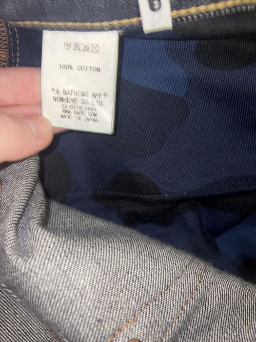 A Bathing Ape Селведж Денимы Оригинал
