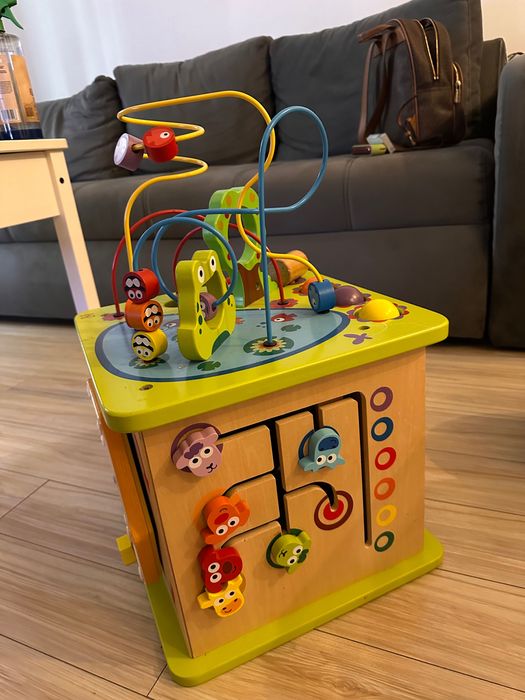 Jucărie din lemn pt stimularea motricității 12m+