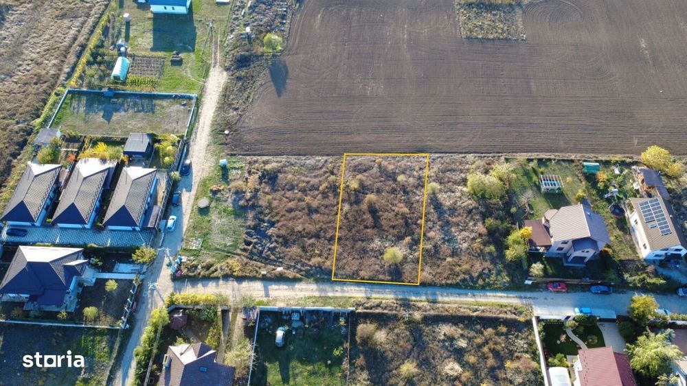 Teren casa - Balotesti 735 mp intravilan Sos. Unirii 291