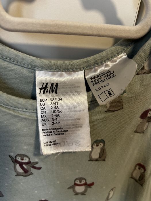 Sac de dormit H&M, 98/104, 2-4 ani, 2TOG