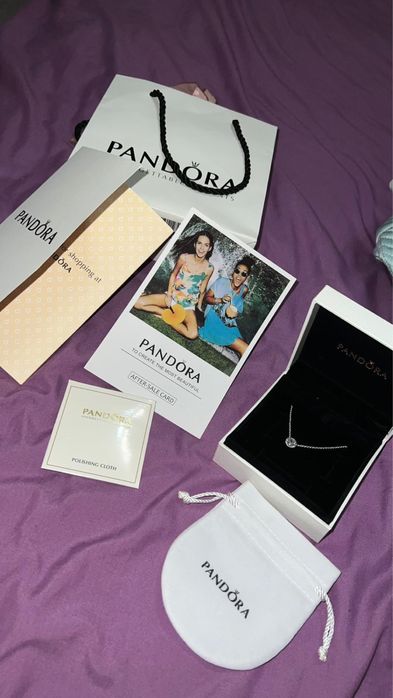 Колье Pandora «Круглый ореол»