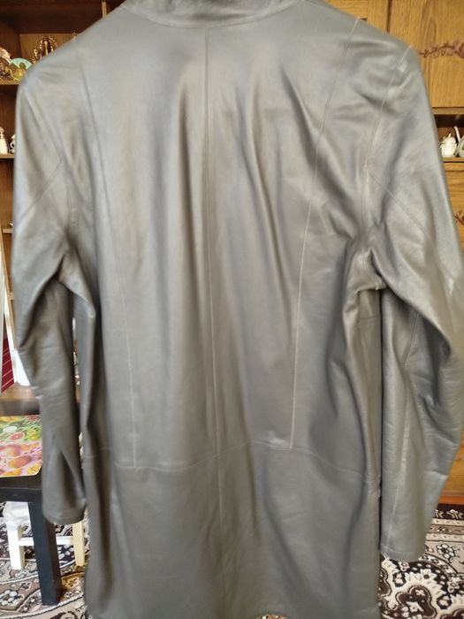 Натуральная кожа Турция плащ