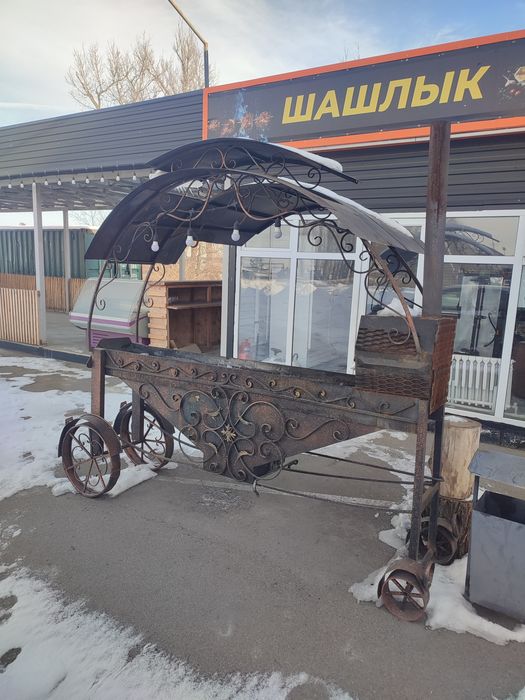 Мангал на передвижной