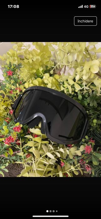 Ochelari de ski/snowboard moderni albi /cameleon