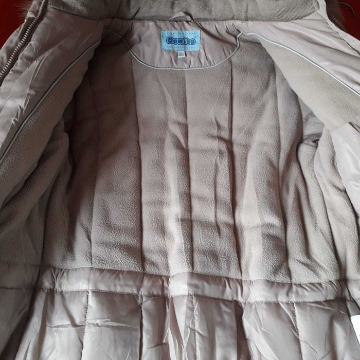 Пуховик зимний для девочки