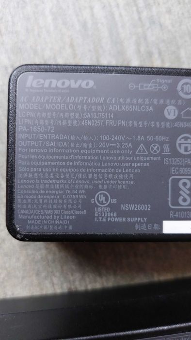 Încărcător Original laptop Lenovo 20V 65W si 90W