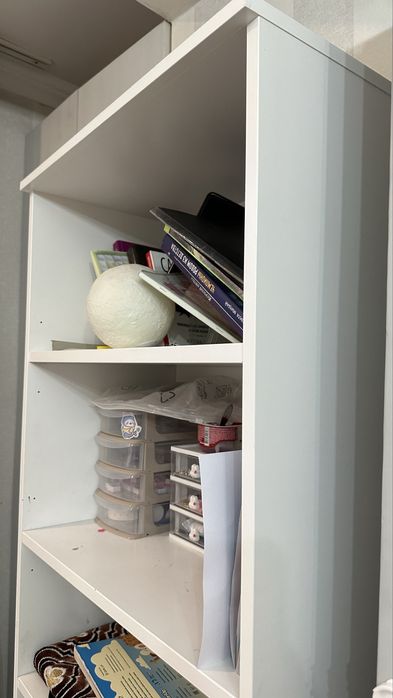 Стеллаж икеа белый