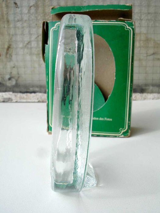 Стъклена фоторамка с елипсовидна форма