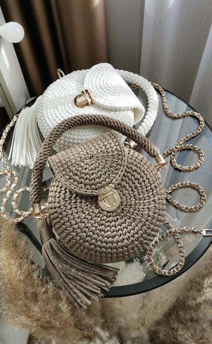 Вязаные сумки на заказ