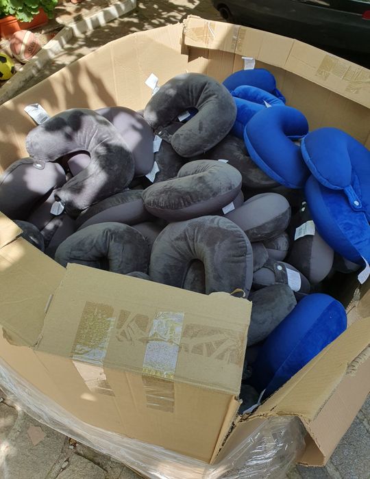 НОВИ ! Възглавници за пътуване - 475 Броя ! НА ЕДРО !