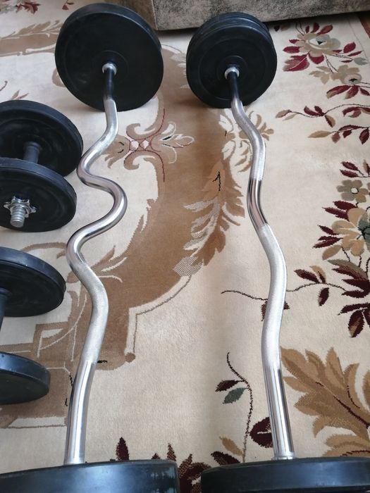 штанги гантели блины