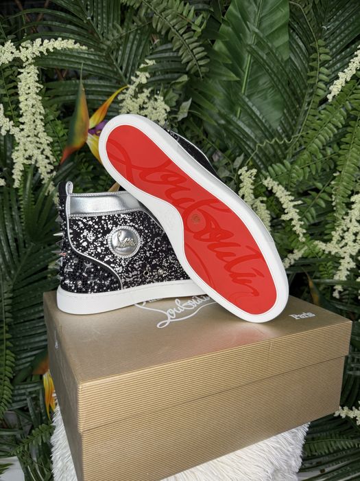 Christian Louboutin High Black Spikes