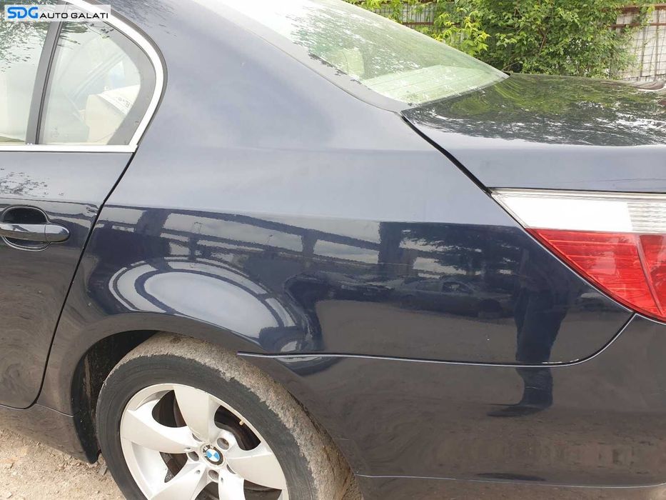 Aripa Caroserie Stanga Spate BMW Seria 5 E60 2003 - 2010 Culoare Monaco Blau Metallic [1666]