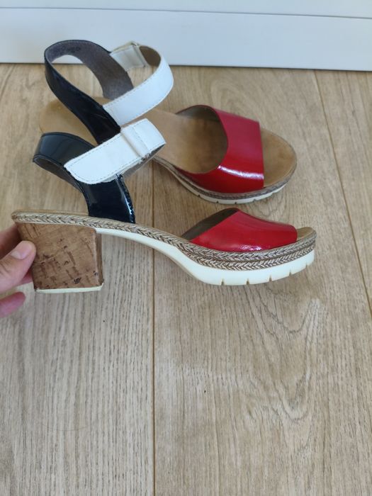 Sandale superbe piele Rieker, 37