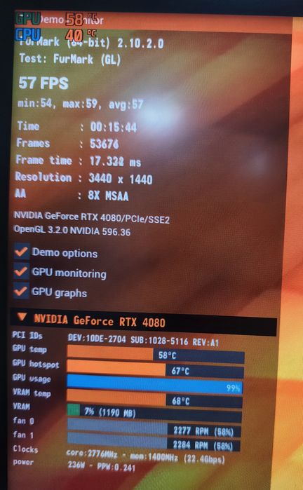 RTX4080 16gb gddr6x