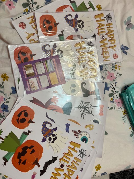 Стикери за Хелоуин подходящи за стъкло, плочки и метал