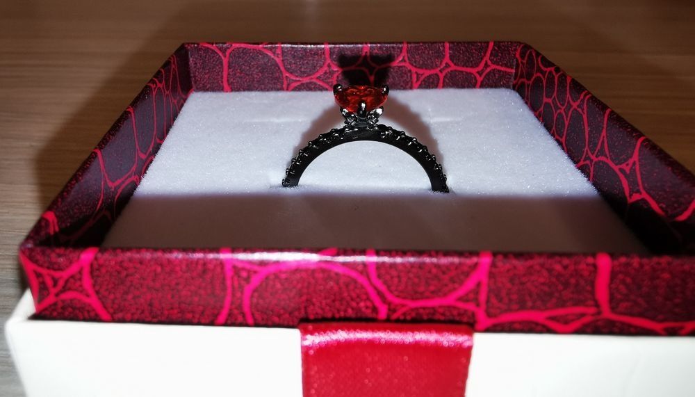 Inel argint placat cu aur negru