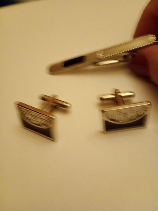 Set cadou, ac cravata, butoni, NOU