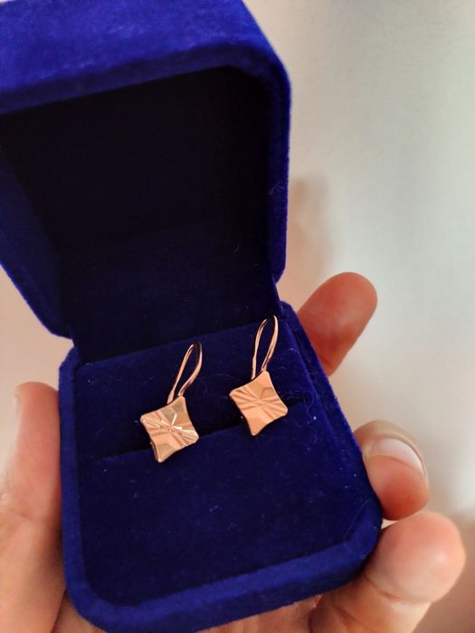 Советские серьги 583 пробы