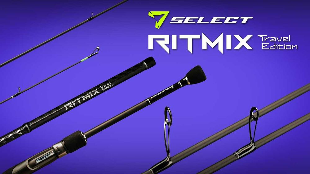Спиннинг Select Ritmix Travel  2.44m 5-25g  (6 частей) в тубусе!