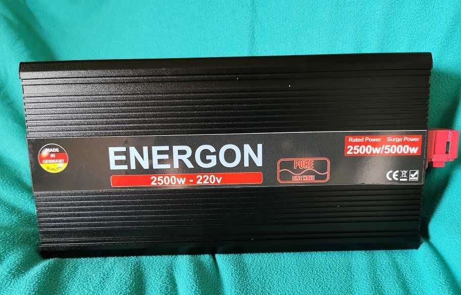 НЕМСКИ Инвертор 2500w -5000 24v - 220v ПЪЛНА СИНУСОИДА камион кемпер