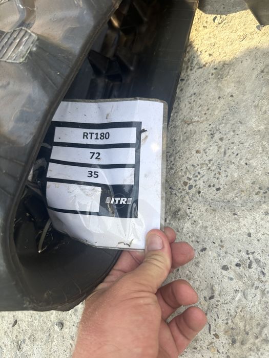 Senile cauciuc miniexcavator rt 180/72/35 si 230/96/31