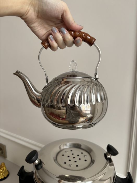 Самовар нержавейка новый