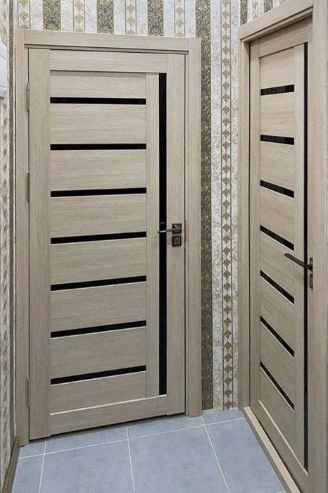 MDF, Шпон va yog'ochdan yasalgan eshik va romlar