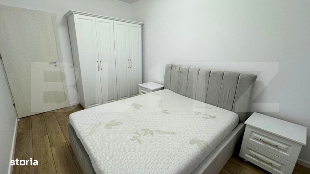 Apartament de inchiriat cu doua dormitoare si doua bai, in bloc nou