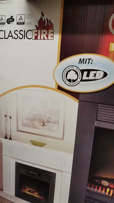 НОВА Електрическа камина с 3D ефект на пламъка - CHICAGO