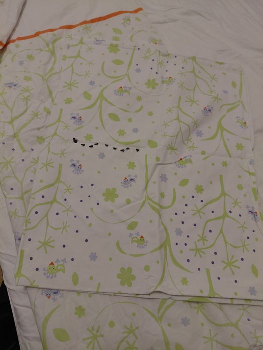 Set IKEA FAGELSANG cearsaf pt pilota + fata perna