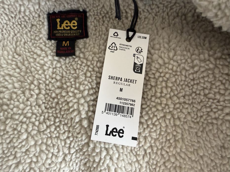 LEE Sherpa  Trucker Jacket ОРИГИНАЛНО мъжко зимно яке/теди/шерпа - М/L