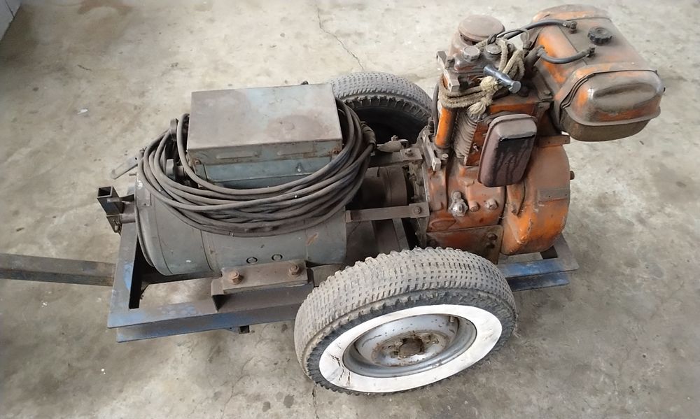 Aparat de sudura, motor lombardini