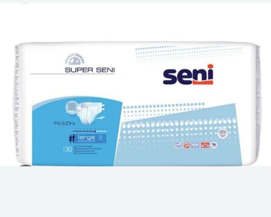 Продам памперсы super seni две упаковки 3