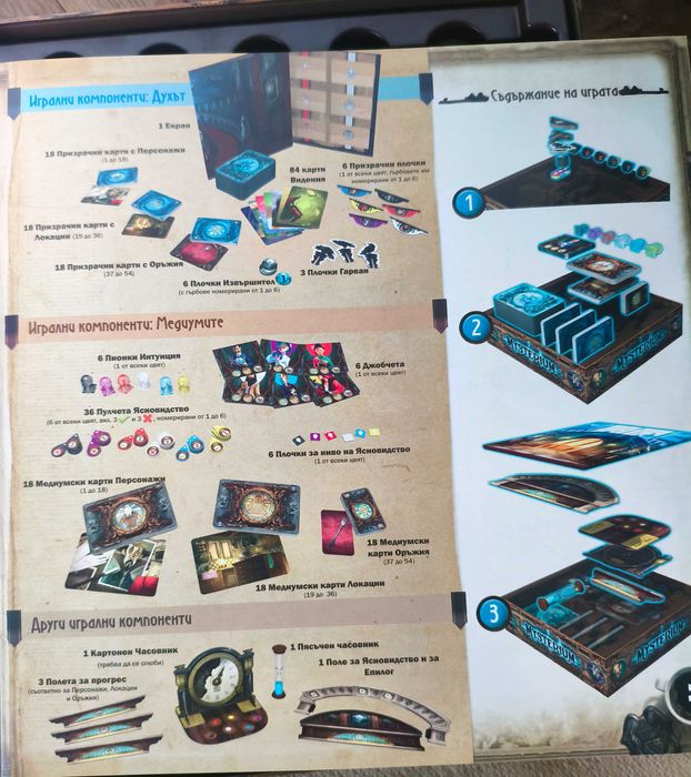 Настолна игра Mysterium — българско издание, като нова