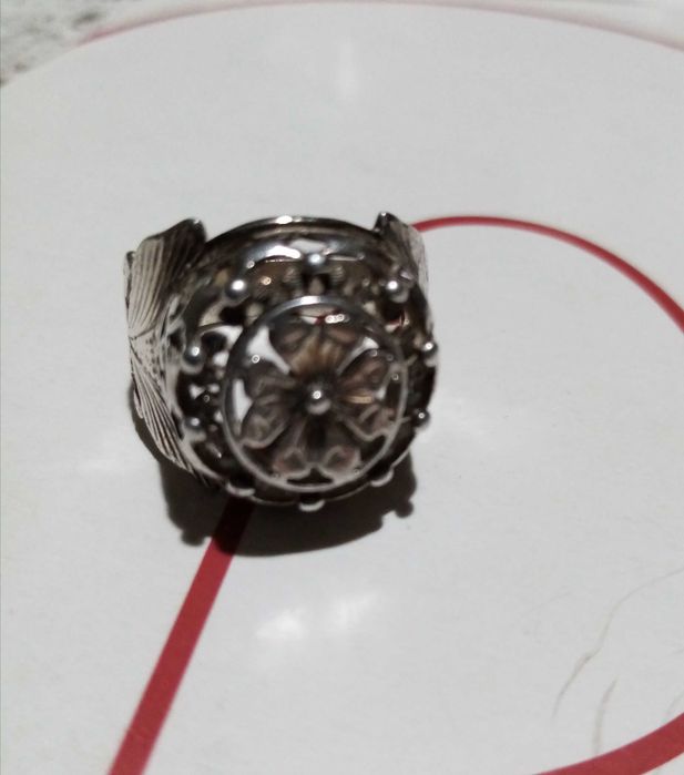 Шик Сребърна гривна + пръстен