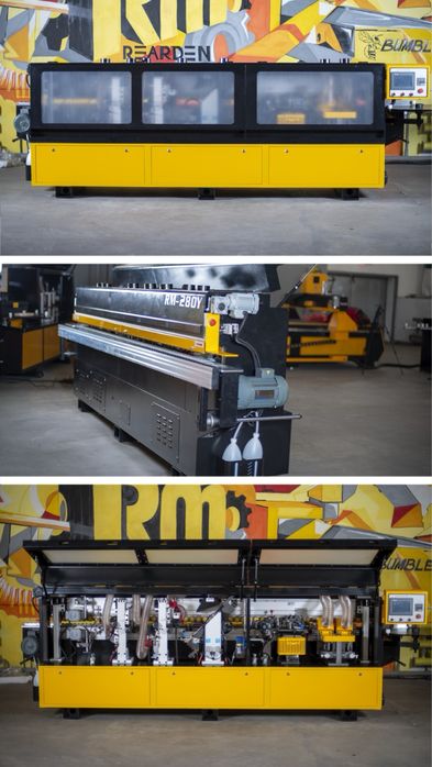 Кромкооблицовачный станок RM280Y пригуфовкой