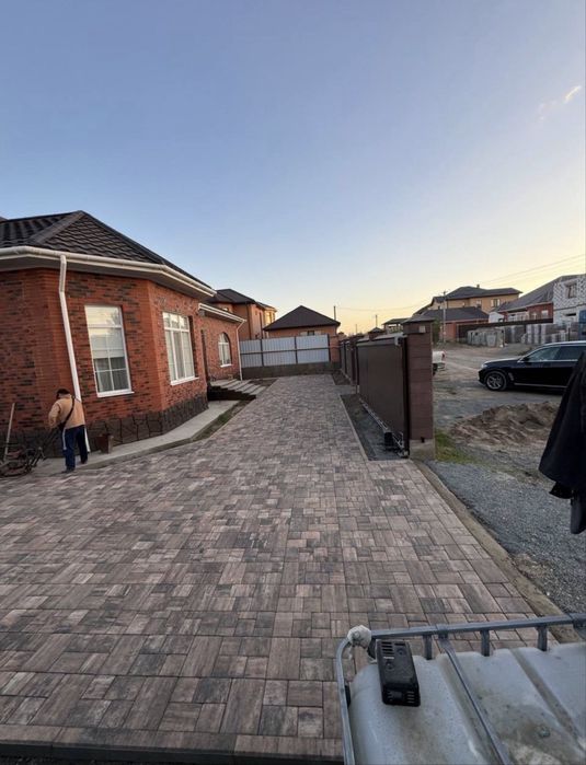 Укладка брусчатки