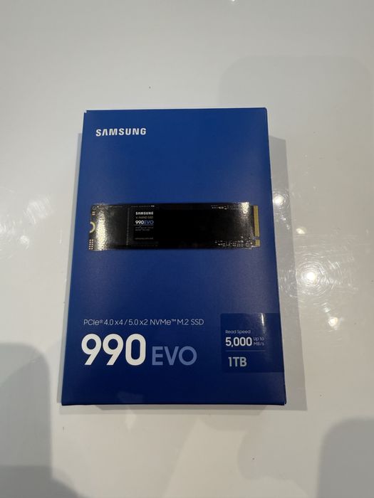 SSD Samsung 990 EVO 1TB NVMe M.2 – като ново