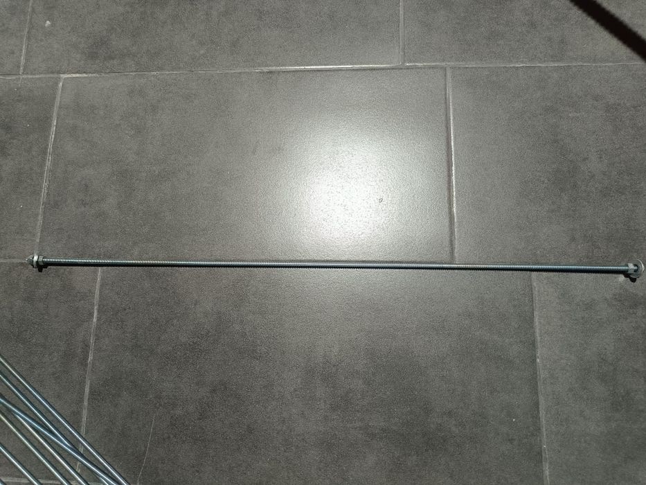 Tije filetante cu surub 100 cm. 80mm grosime