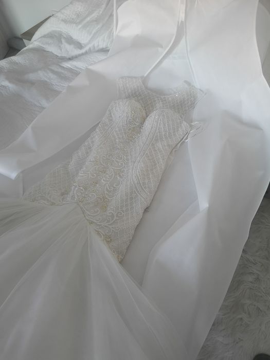 Rochie de mireasa Rosa Clara sirena unicat!