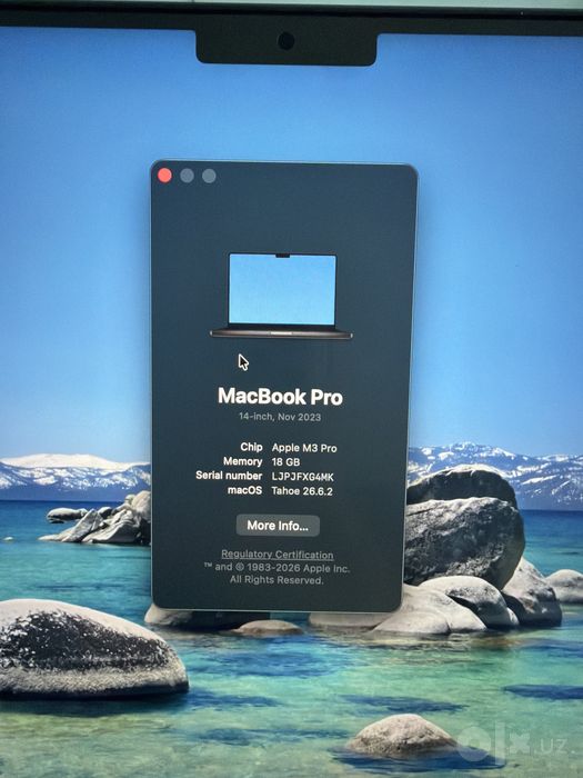 MacBook pro m3 pro