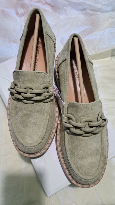 Обувки /POTOCKI/ Естествена кожа,номер 39 (26см.) НОВИ.