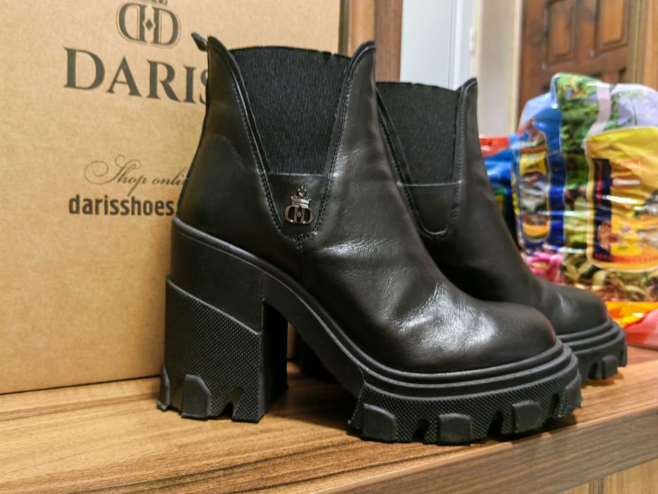 Боти Daris естествена кожа