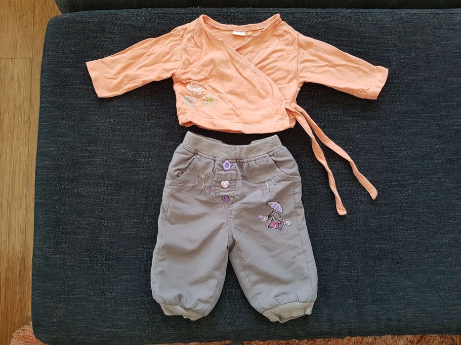 Лот 24 маркови дрешки за момиче 3-6 месеца, ръст 62-68 см