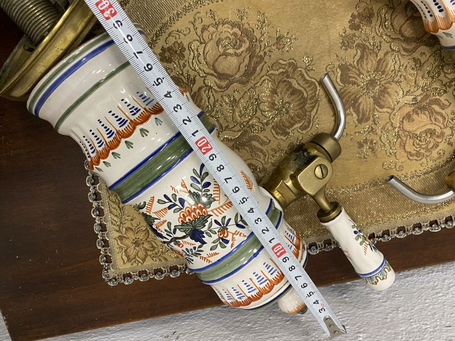 Порцеланов френски кран за бира с месингова ръчка