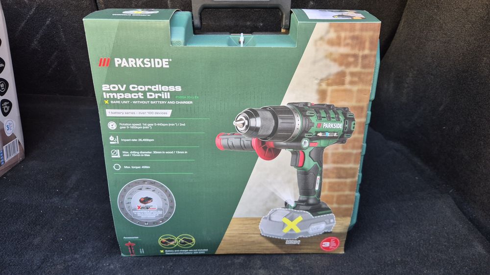 Bormașina sigilată, fără acumulator Parkside impact drill filetanta mașina de găurit