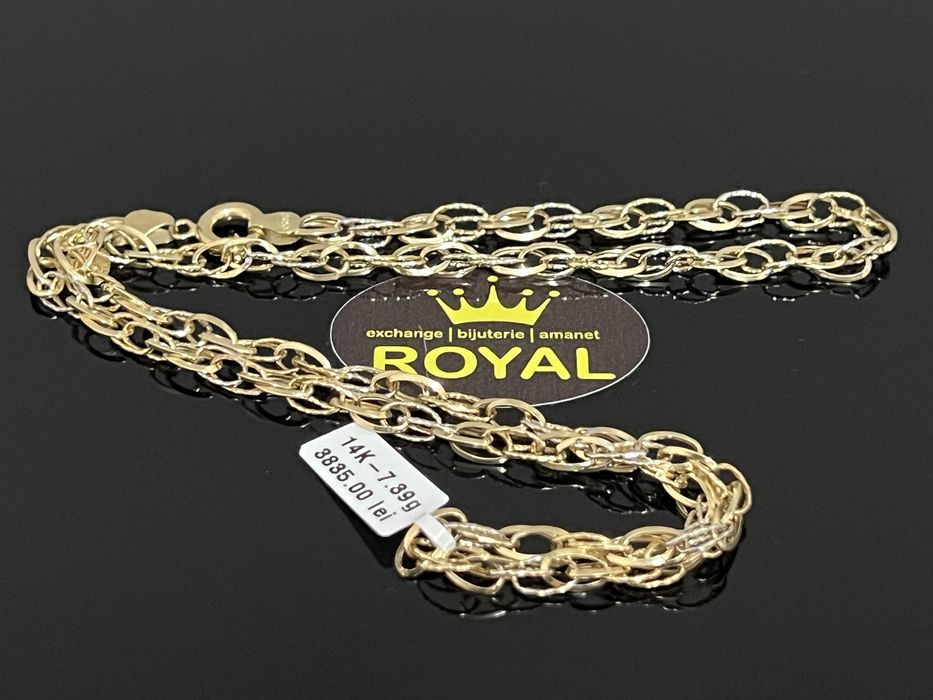 Bijuteria Royal CB : Lant aur 14k 585 7,39 grame